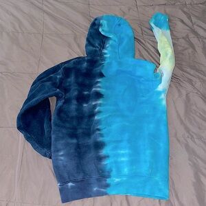 Tie-Dye/Half Split “Heartbreak Weather” Hoodie